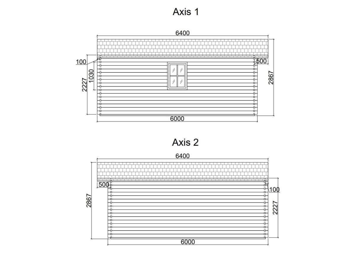 Caseta de jardín GANDIA 5X6 , 30 m2 , 44 mm 