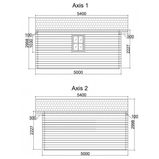 CASETA DE JARDIN MONICA 6X5