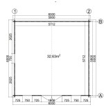 CASETA DE JARDÍN MONICA 6X6