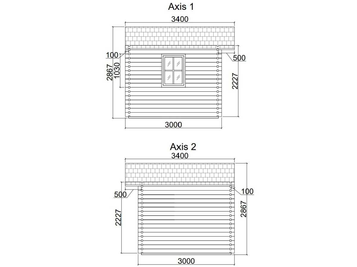 CASETA DE MADERA MONICA 5X3 , 44 mm