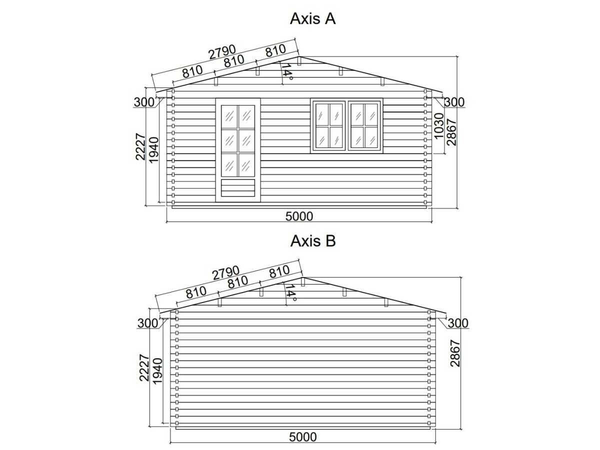 CASETA DE MADERA  DENIA  5X3 , 44 mm