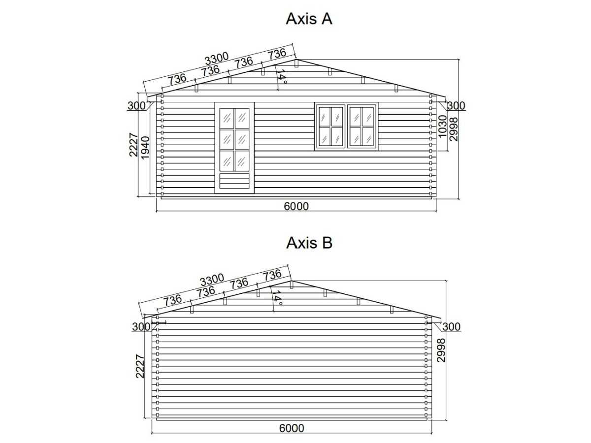 CASETA DE MADERA DENIA 6X4 , 44 mm
