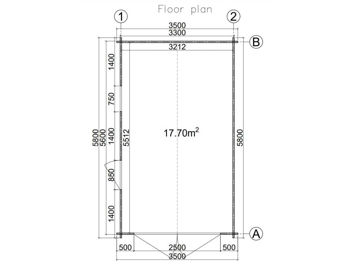 GARAJE DE MADERA BRIN 2, 44 mm 
