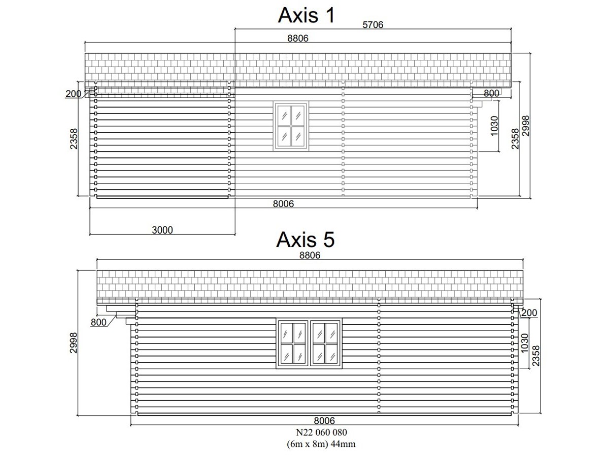 DANI 6X8 , 48 m2 