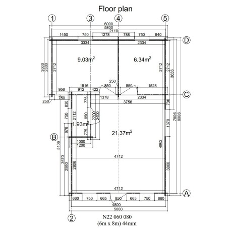 DANI 6X8 , 48 m2 