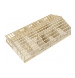 Casa de madera en doble pared   "AINSA  TWINSKIN 96 m2 + 20 m2 terraza " - 44 mm