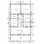 Casa de madera en doble pared   "AINSA  TWINSKIN 96 m2 + 20 m2 terraza " - 44 mm