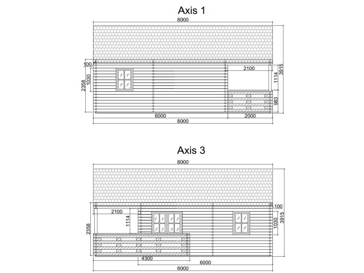 CASA DE MADERA EN DOBLE PARES ASTI TWINSKIN DE DOS PLANTAS , 44-50-44 mm 