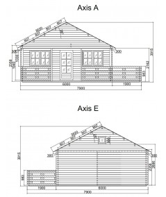 CASA DE MADERA EN DOBLE PARES ASTI TWINSKIN DE DOS PLANTAS , 44-50-44 mm 