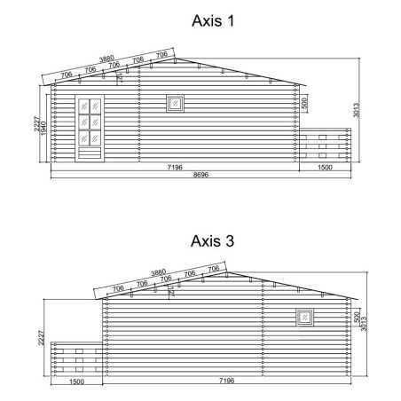 CASA DE MADERA  "HAKAN PLUS" 
