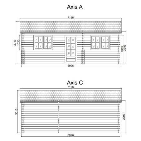 CASA DE MADERA  "HAKAN PLUS" 