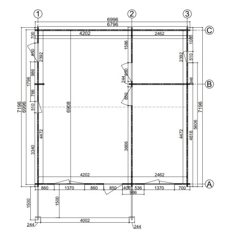 CASA DE MADERA  "HAKAN PLUS" 