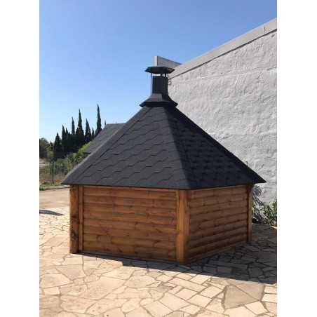 Arbor en bois "Open Grill 9.2"
