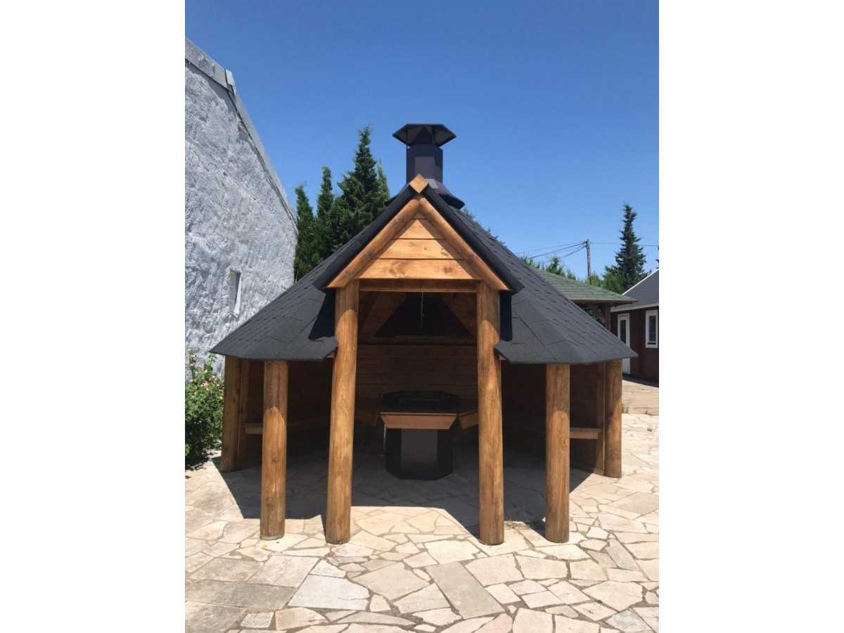 Arbor en bois "Open Grill 9.2"