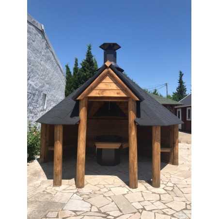 Arbor en bois "Open Grill 9.2"