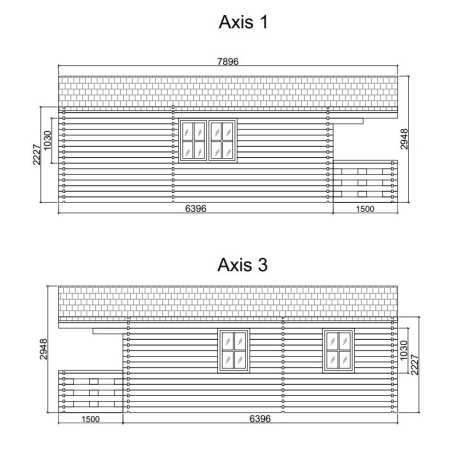 Casa de madera   "PADOVA PLUS  48 m2"