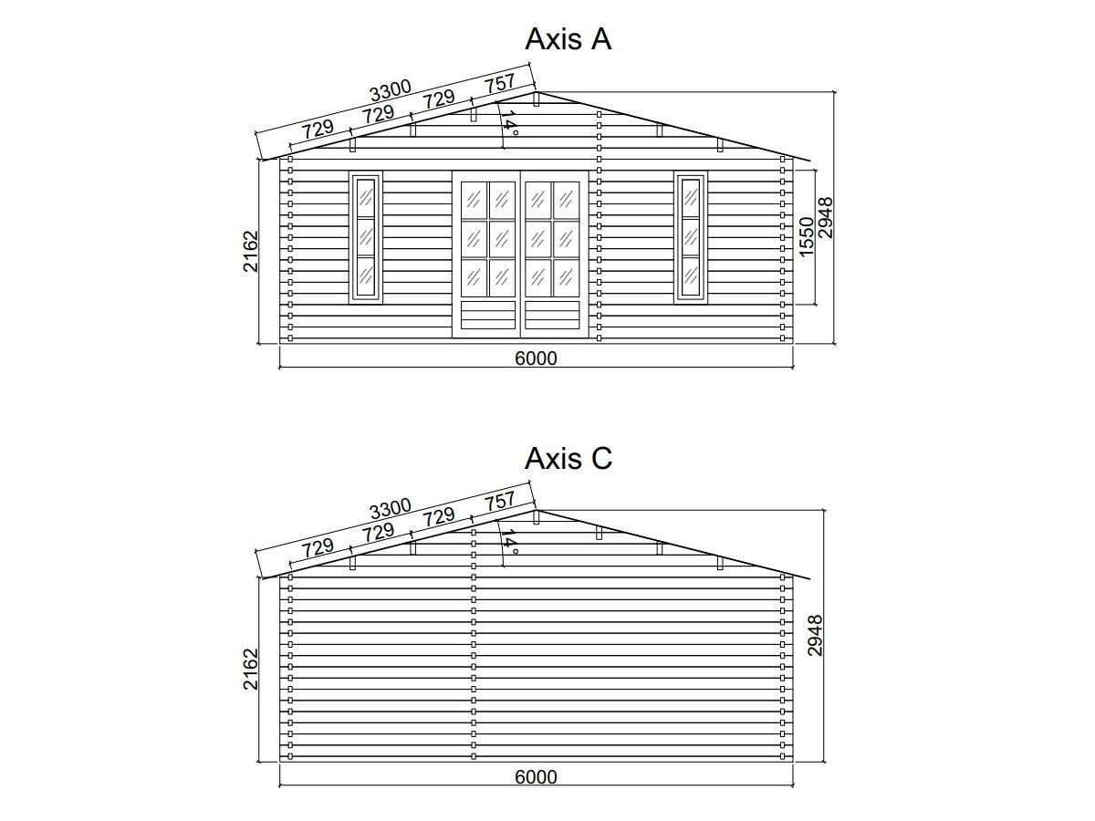 Casa de madera   "PADOVA PLUS  48 m2"