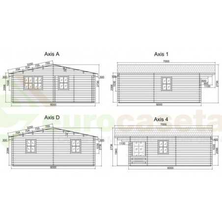 Maison en bois "Fay-A"