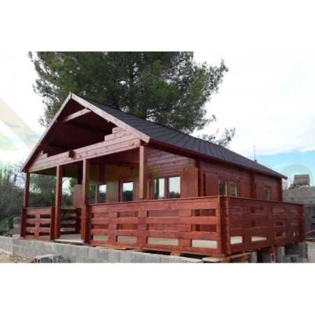 Casa de madera "ASTI" - 44 mm