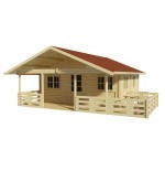 Casa de madera "ASTI" - 44 mm