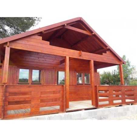 Casa de madera "ASTI" - 44 mm