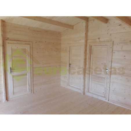 CASA DE MADERA "ALMERIA " - 44 mm
