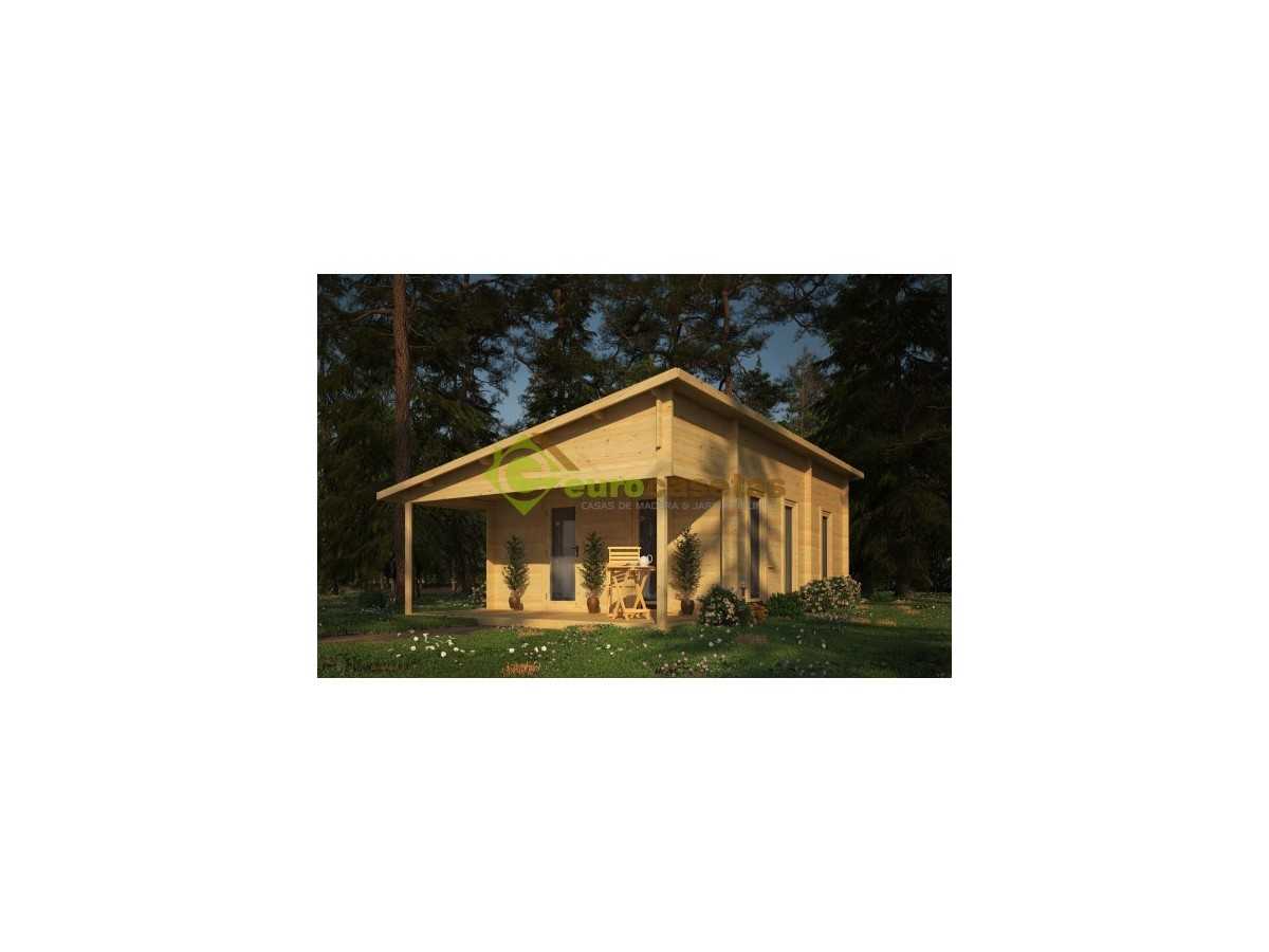 CASA DE MADERA "VALENCIA" 40 m2- 44 mm