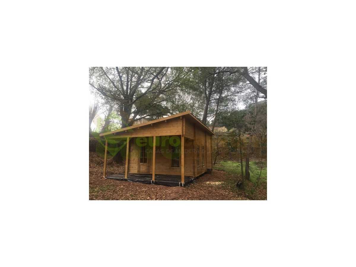 CASA DE MADERA "VALENCIA" 40 m2- 44 mm