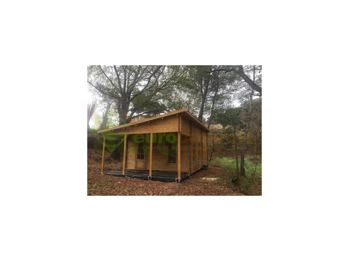 CASA DE MADERA  "VALENCIA" 40 m2- 44 mm
