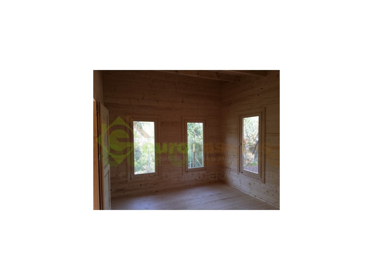 CASA DE MADERA  "VALENCIA" 40 m2- 44 mm