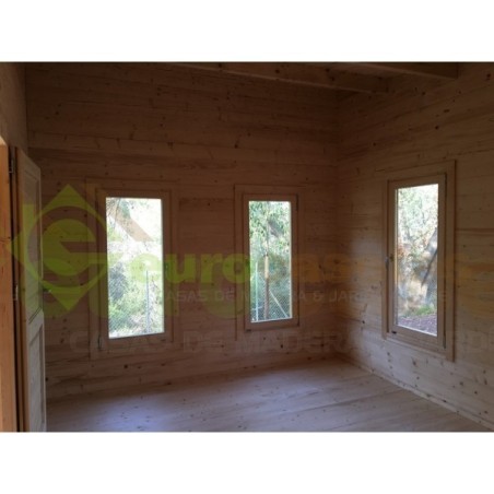 CASA DE MADERA  "VALENCIA" 40 m2- 44 mm