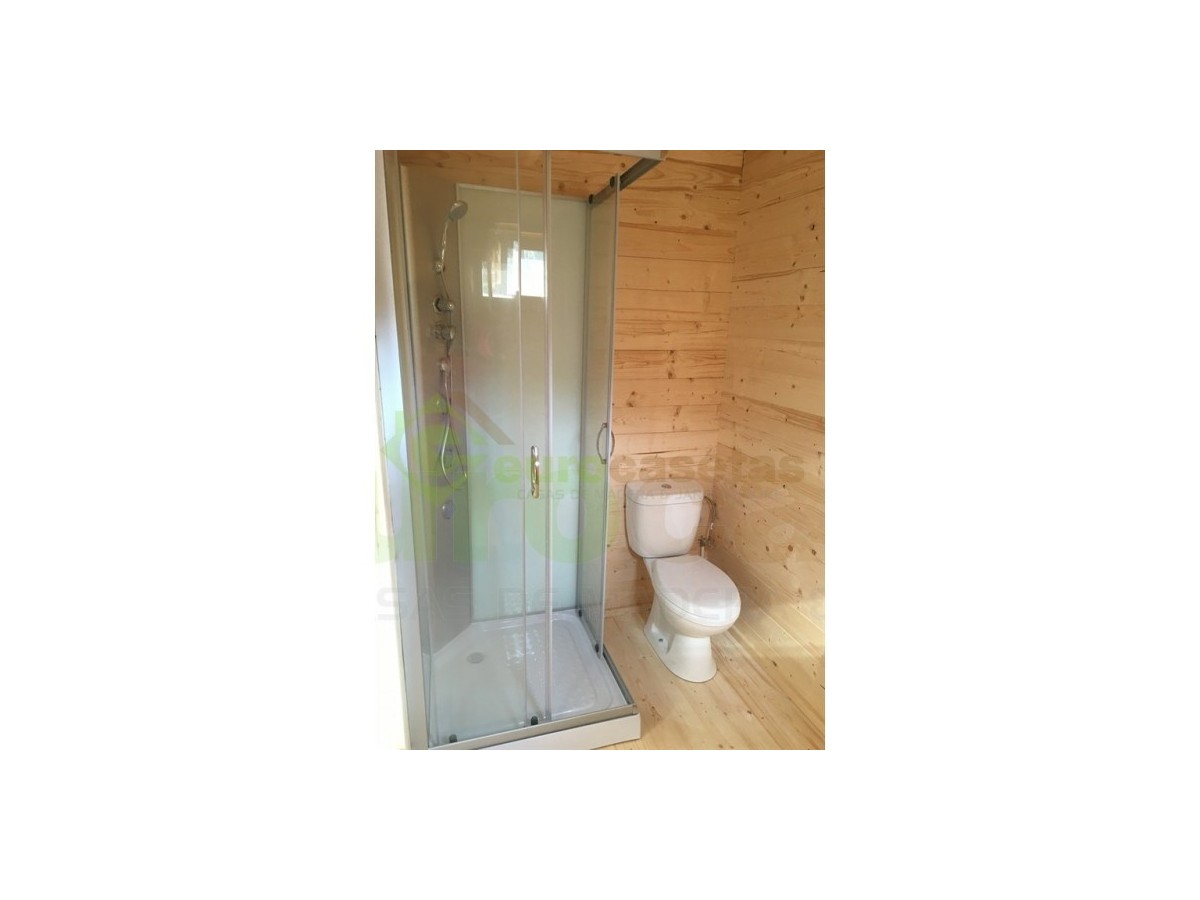 CASA DE MADERA  "VALENCIA" 40 m2- 44 mm