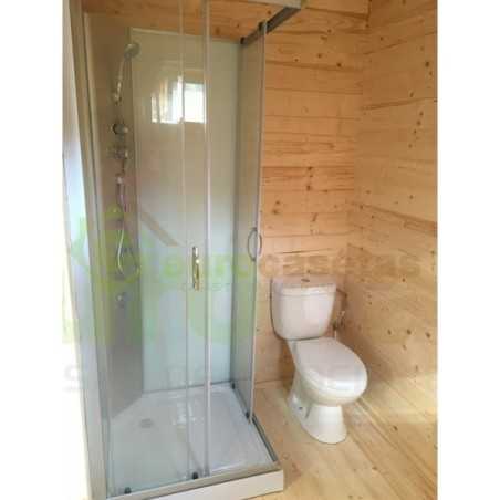 CASA DE MADERA  "VALENCIA" 40 m2- 44 mm