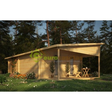 CASA DE MADERA  "VALENCIA" 40 m2- 44 mm