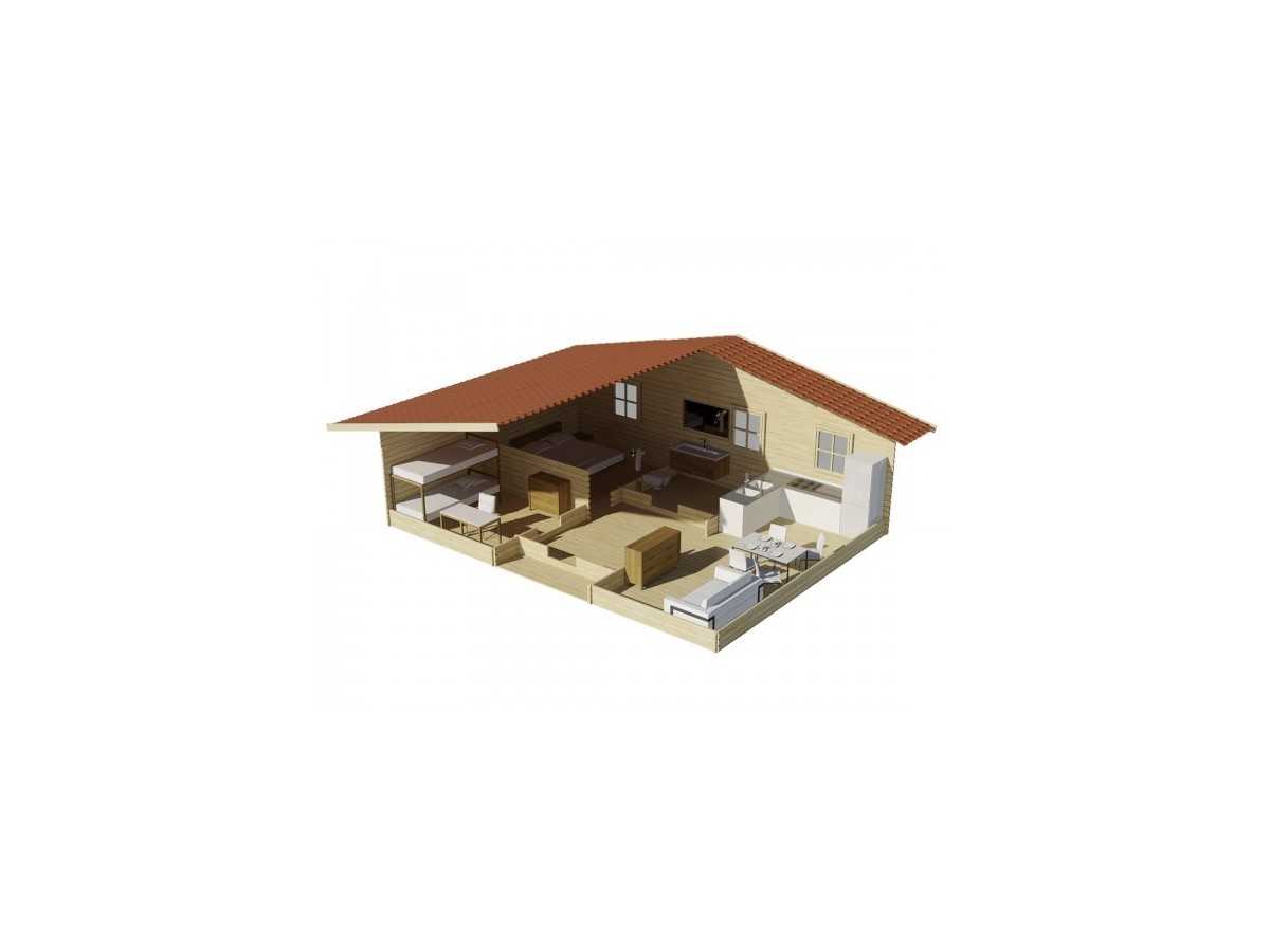 Casa de madera KRISTI