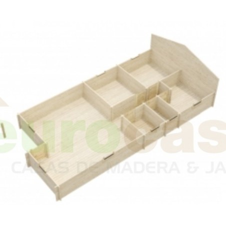 Casa de madera "MALLORCA, 72 m2" - 44mm