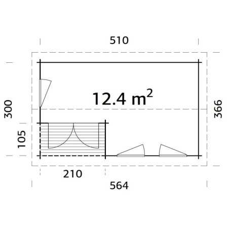 Galpões de jardim / susanna 12,4 m2
