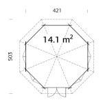 Hanna Pavilion Housing 14.1 m2