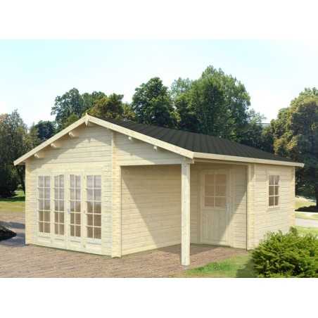Caseta de madera  " IRENE 21,9 + 5,2 m2"