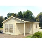 Caseta de madera  " IRENE 21,9 + 5,2 m2"