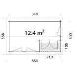 Galpões de jardim / susanna 12,4 m2