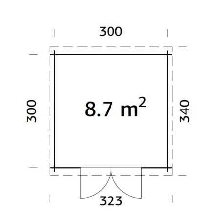 Garden cases / ELLA 8.7 m2