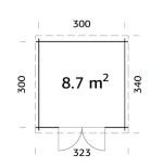 Booths de jardin / sa 8,7 m2