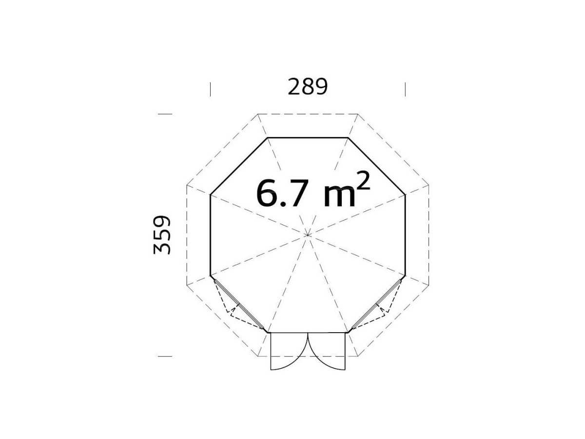 Garden sheds / Veronica 2 6.7 m2