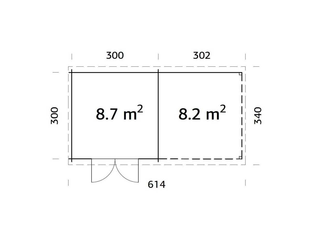 Garden cases / ELLA 8.7 + 8.2 m2