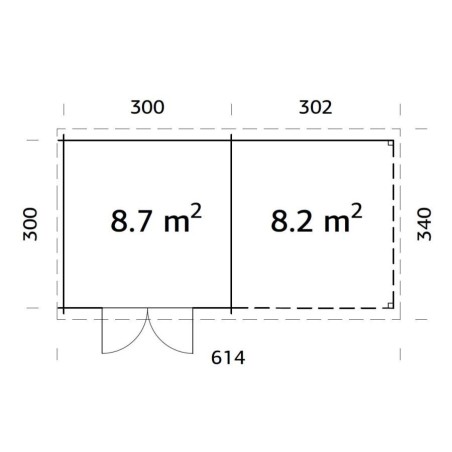 Garden cases / ELLA 8.7 + 8.2 m2
