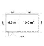 Casetas de jardín / ELLA 6,9 + 10 m2