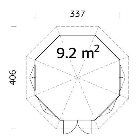 Caseta pabellon  VERONICA 4    9,2 m2
