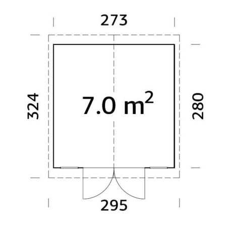 Trastero de madera  DAN 7,5 m2
