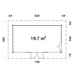 Casas de madera / HEIDI 19,7 m2